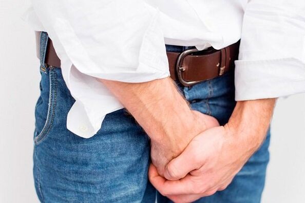 bol u preponama s kalkuloznim prostatitisom